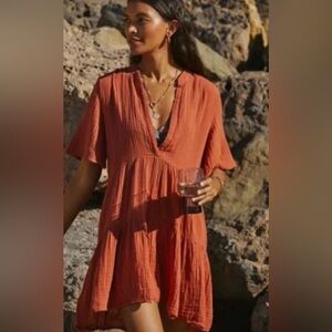 138. Anthropologie The Kallie Flowy Tunic Dress Size S NWT